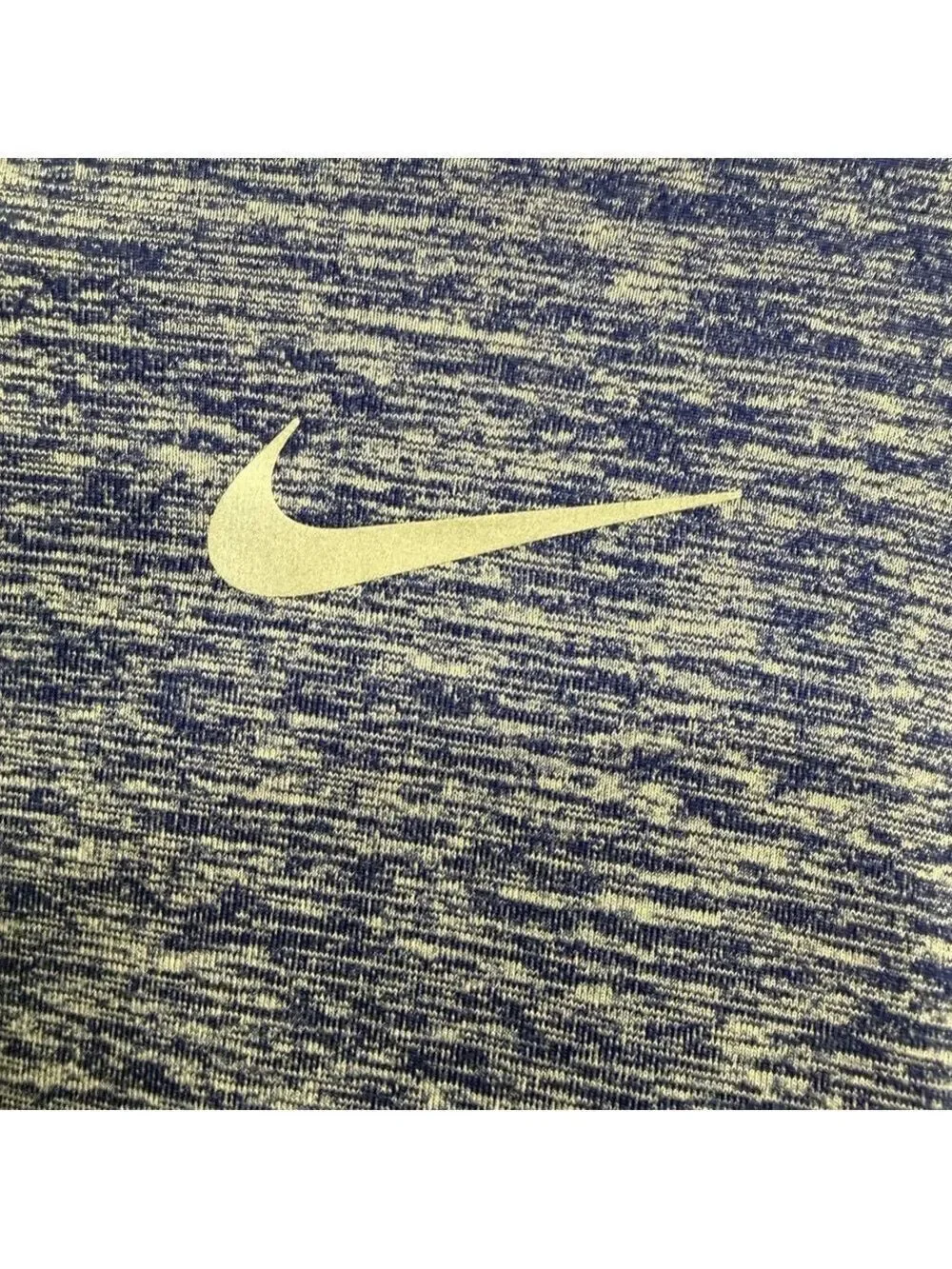Nike Dri-Fit Blue Quarter Zip Long Sleeve Pullover Men's Large‎